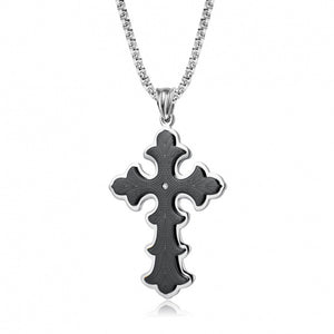 Men's Gothic Style Large Cross Necklace