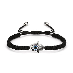 7 PCS Evil Eye Braided Adjustable Bracelet