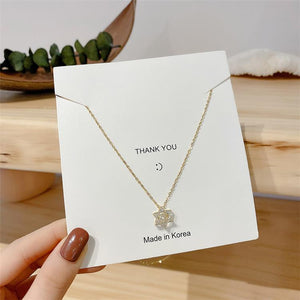 2021 Titanium Steel Gold Chain Necklace For Women Fashion Collar Jewelry