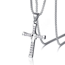 Load image into Gallery viewer, Men&#39;s Cross Pendant Necklace