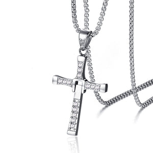 Men's Cross Pendant Necklace