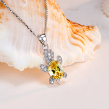 Load image into Gallery viewer, Cute Tortoise Crystal Zircon Necklace For Women And Girls