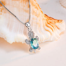 Load image into Gallery viewer, Cute Tortoise Crystal Zircon Necklace For Women And Girls