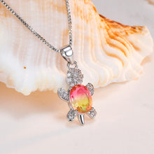 Load image into Gallery viewer, Cute Tortoise Crystal Zircon Necklace For Women And Girls