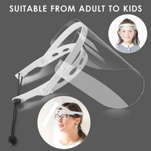 Load image into Gallery viewer, Adjustable Recyclable Full Anti-fog Face Shield(2PCS)