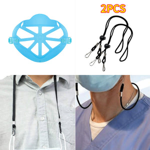 New Adjustable 3D Mask Bracket Breathing Smoothly(5PCS)