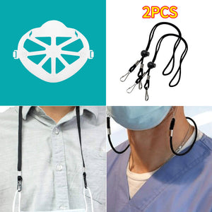 New Adjustable 3D Mask Bracket Breathing Smoothly(5PCS)