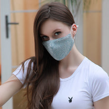 Load image into Gallery viewer, Fashion shiny Facewashable And Reusable Outdoor Sequined Cover Face-Mask