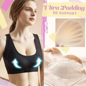 Seamless Front Buckle Support Bra