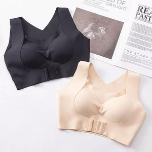 4-in-1 Multifunctional Seamless Support Bustiers and Front Buckle Support Bra