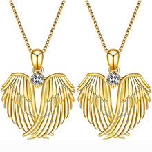 Load image into Gallery viewer, Women Love Heart Shaped Wings Necklace