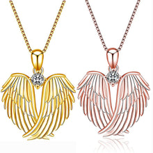 Load image into Gallery viewer, Women Love Heart Shaped Wings Necklace