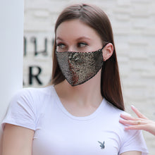 Load image into Gallery viewer, Fashion shiny Facewashable And Reusable Outdoor Sequined Cover Face-Mask