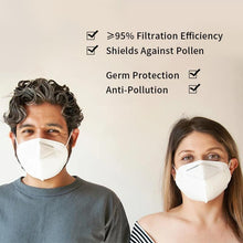 Load image into Gallery viewer, KN95 Masks, (FDA Registered) Face Mask for at least 95% filtration efficiency against non-oil-based particles and aerosols