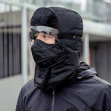 Load image into Gallery viewer, Unisex Winter Warm Hat with Windproof Facemask and Windproof Glasses