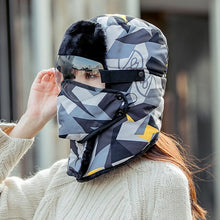 Load image into Gallery viewer, Unisex Winter Warm Hat with Windproof Facemask and Windproof Glasses