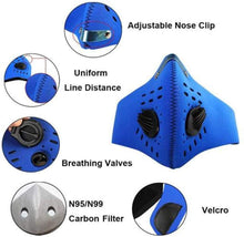 Load image into Gallery viewer, Copy of Outdoor sports breathing valve protective mask