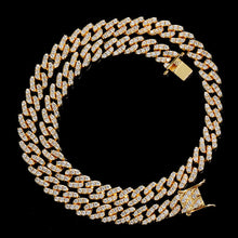 Load image into Gallery viewer, 9MM Colorful Zircon Cuban Chain