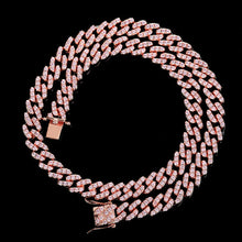 Load image into Gallery viewer, 9MM Colorful Zircon Cuban Chain