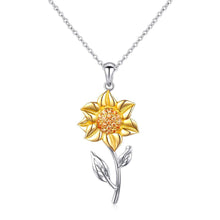 Load image into Gallery viewer, Women&#39;s Sunflower Plating Gold Clavicle Necklace