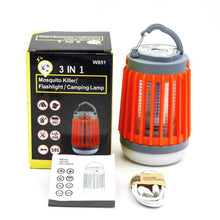 Load image into Gallery viewer, 3-In-1 LED Solar Power Mosquito Killer Lamp Protable Camping Outdoor Repellent Light