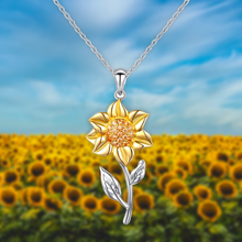 Load image into Gallery viewer, Women&#39;s Sunflower Plating Gold Clavicle Necklace