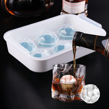 Load image into Gallery viewer, 6 Hole Large Sphere Whiskey Ice Tray Mold with Lid