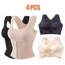 Load image into Gallery viewer, 4-in-1 Multifunctional Seamless Support Bustiers and Front Buckle Support Bra